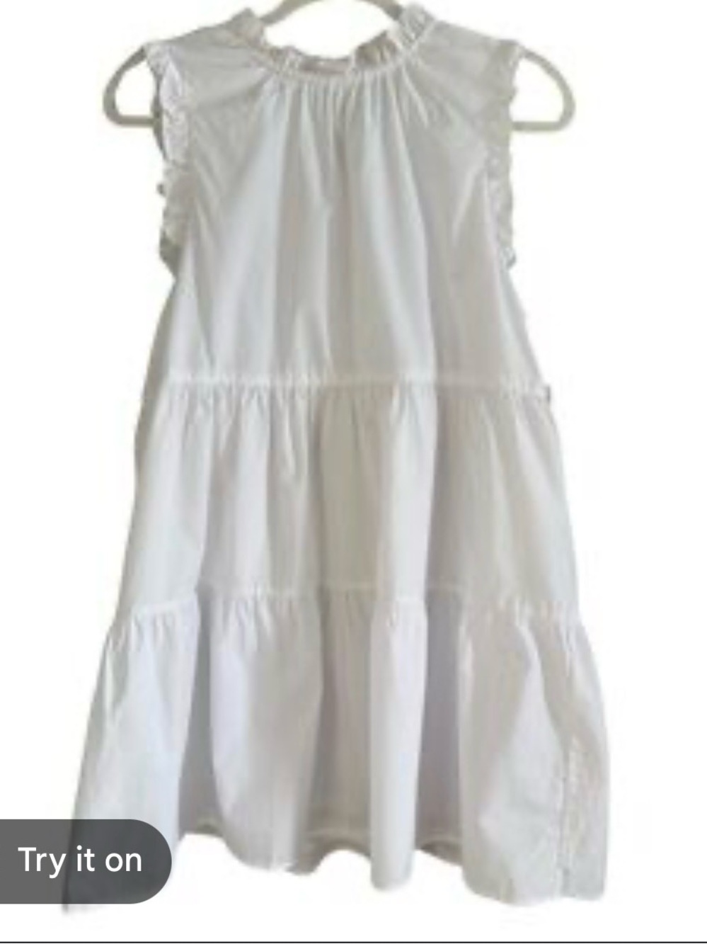 BP White Sleeveless Top